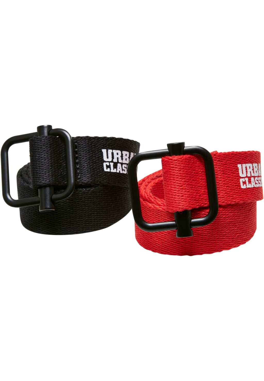 Industrial Canvas Belt Kids 2-Pack black/red one UCK4294