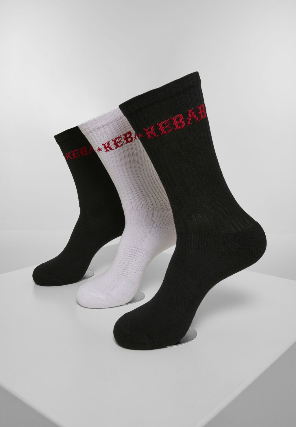 Kebab Socks 3-Pack black/white MT2050