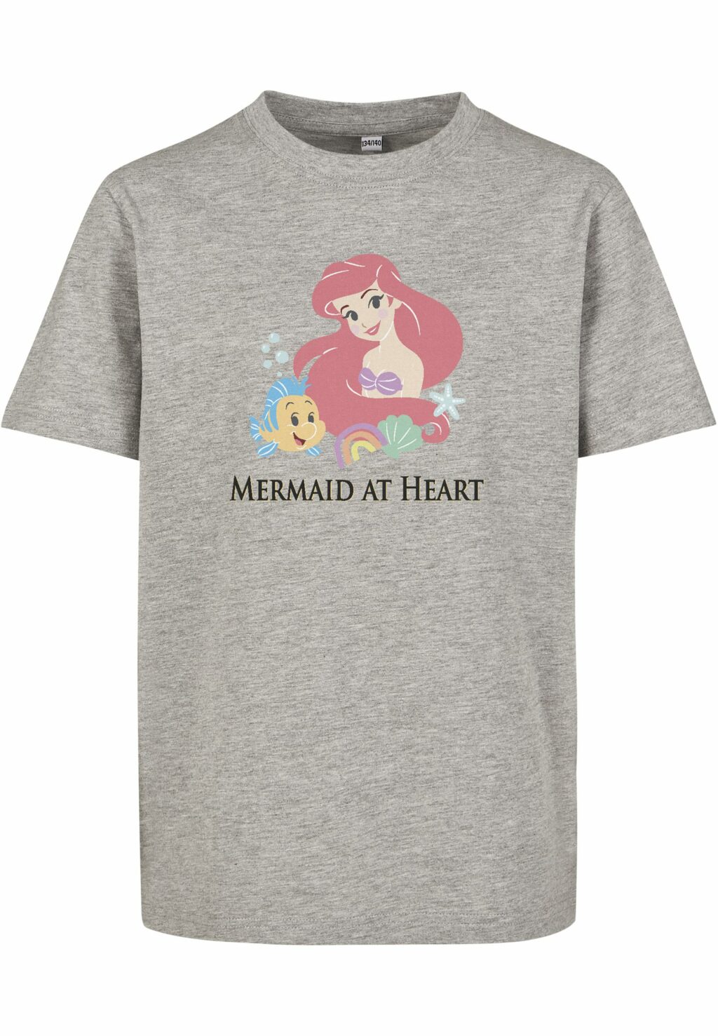 Kids Mermaid At Heart Tee heather grey MTK106