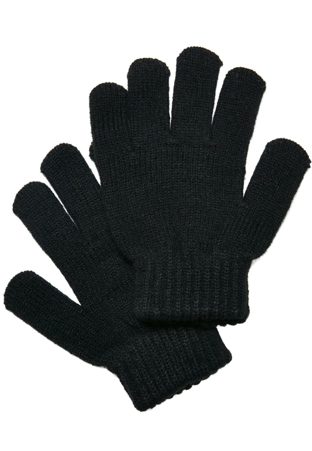 Knit Gloves Kids black UCK209