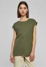 Urban Classics Ladies Extended Shoulder Tee olive TB771