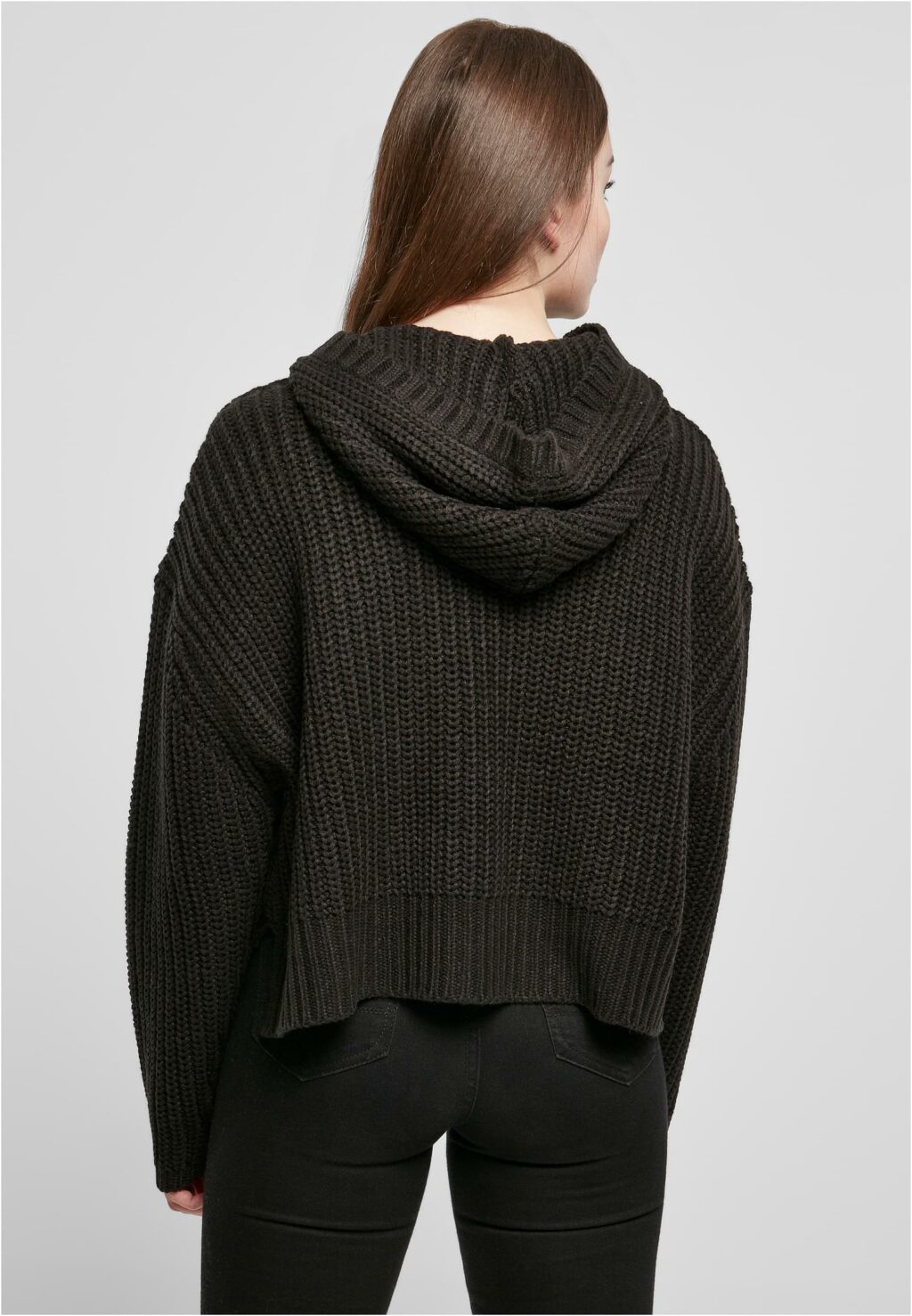 Urban Classics Ladies Oversized Hoody Sweater black TB4537