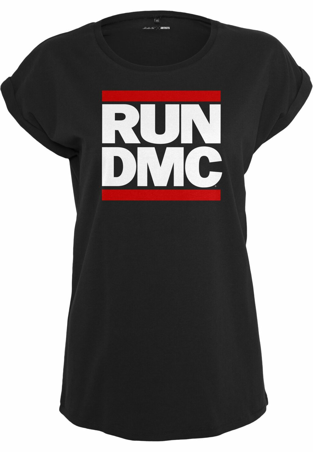 Ladies Run DMC Logo Tee black MT261