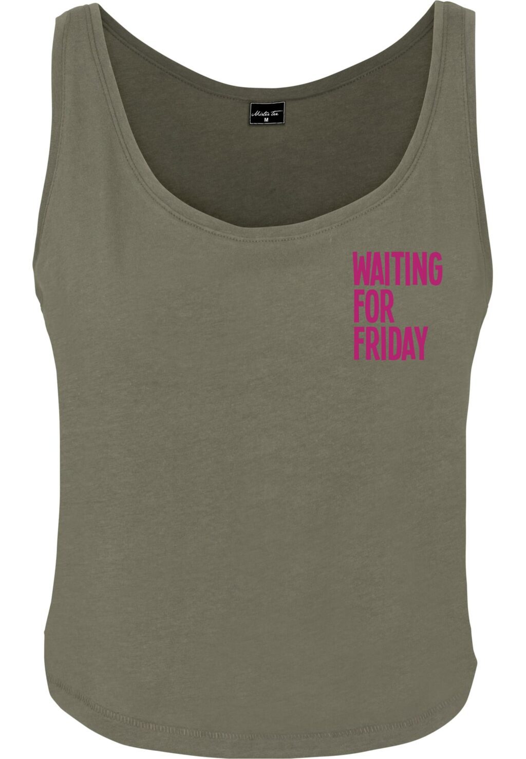 Ladies Waiting For Friday Box Tank olive MT2523