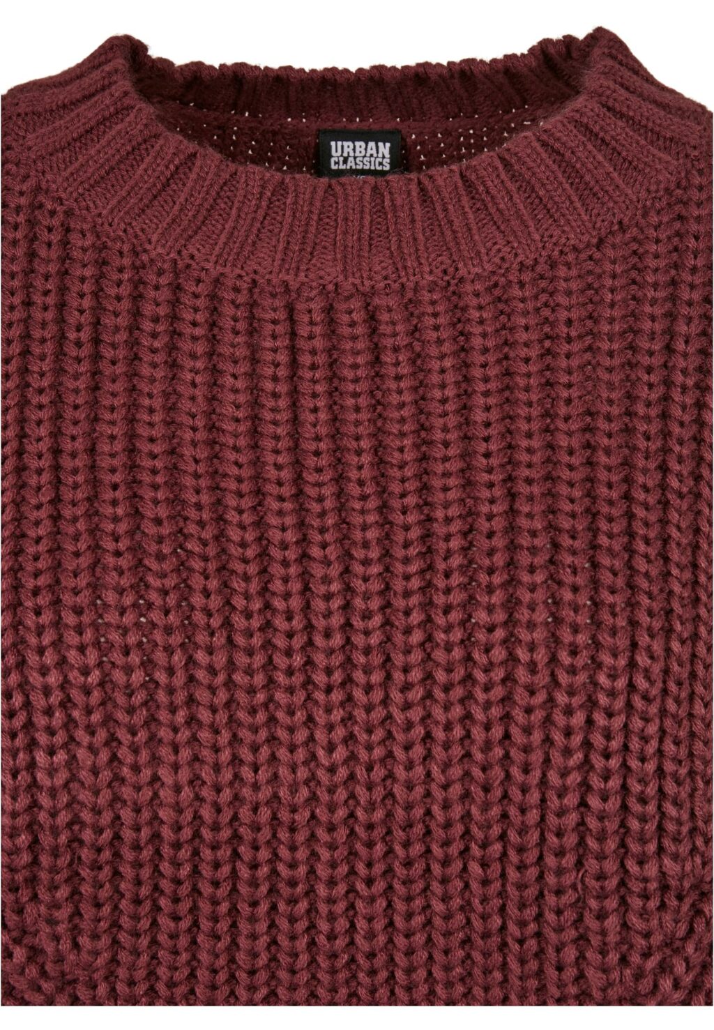Urban Classics Ladies Wide Oversize Sweater cherry TB2359