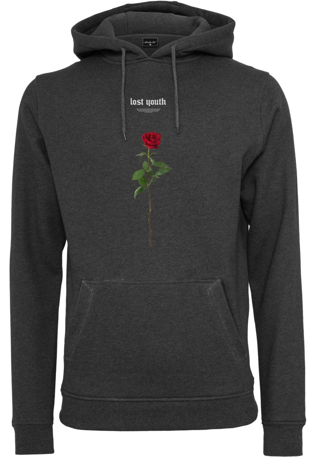 Lost Youth Rose Hoody charcoal MT2657
