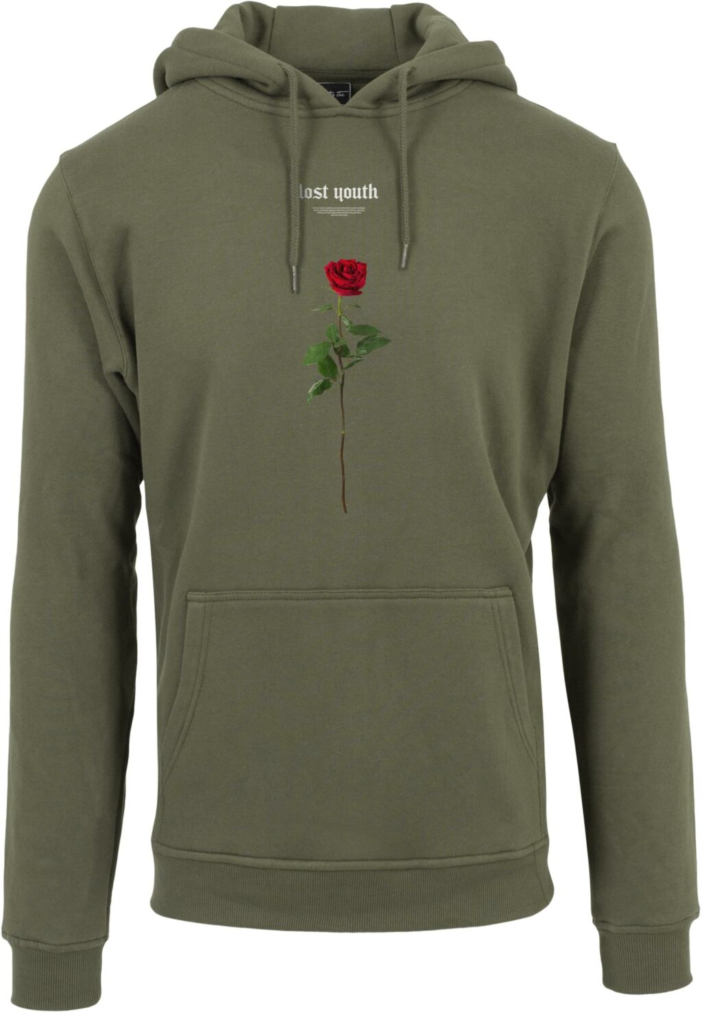 Lost Youth Rose Hoody olive MT2657