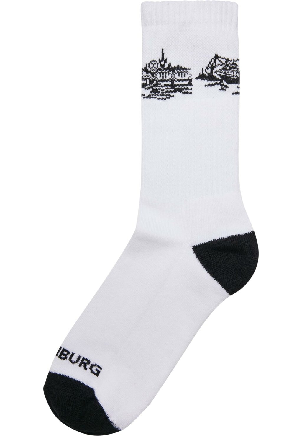 Major City 040 Socks 2-Pack black/white MT2315