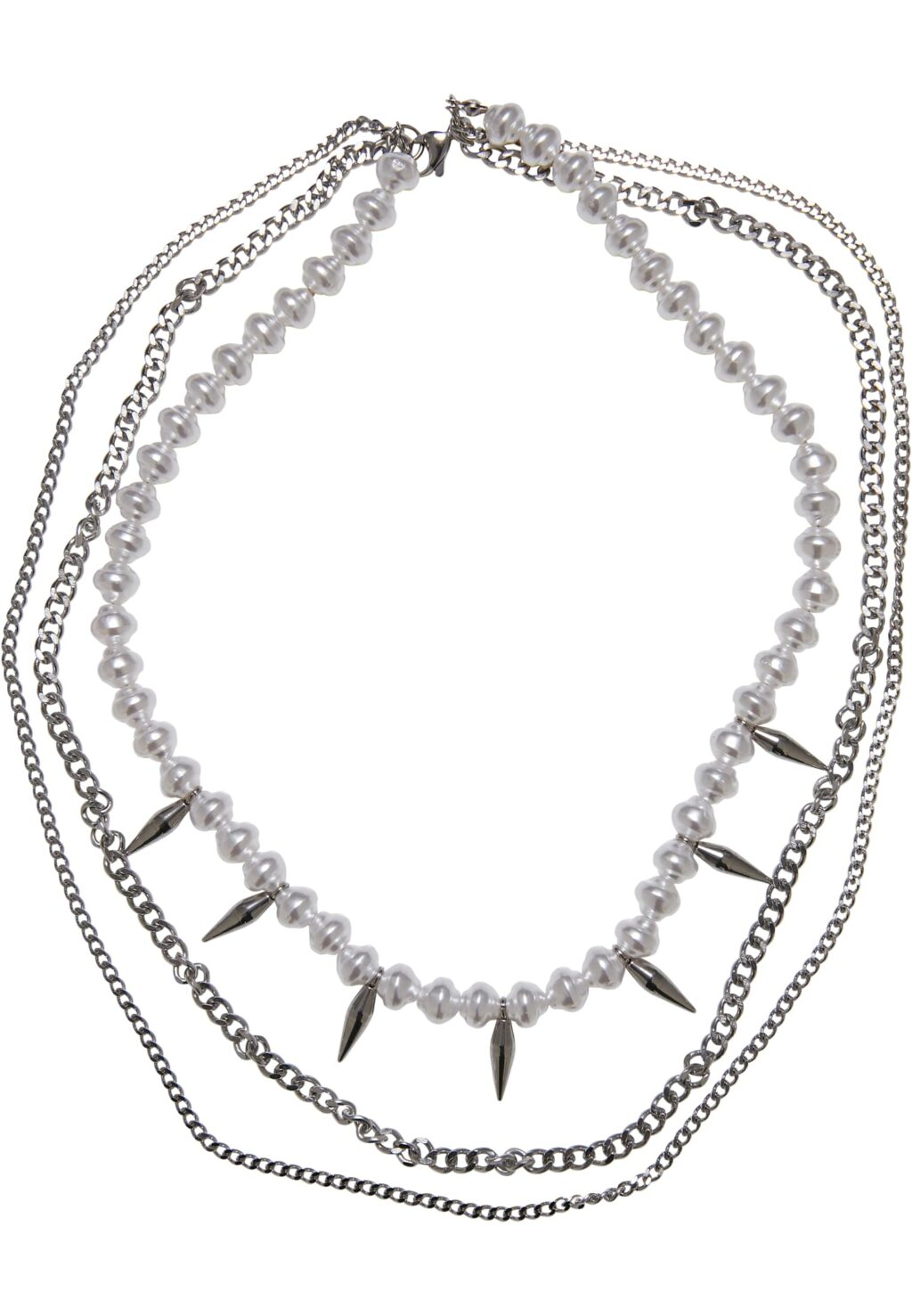 Meridian Pearl Layering Necklace silver one TB5842