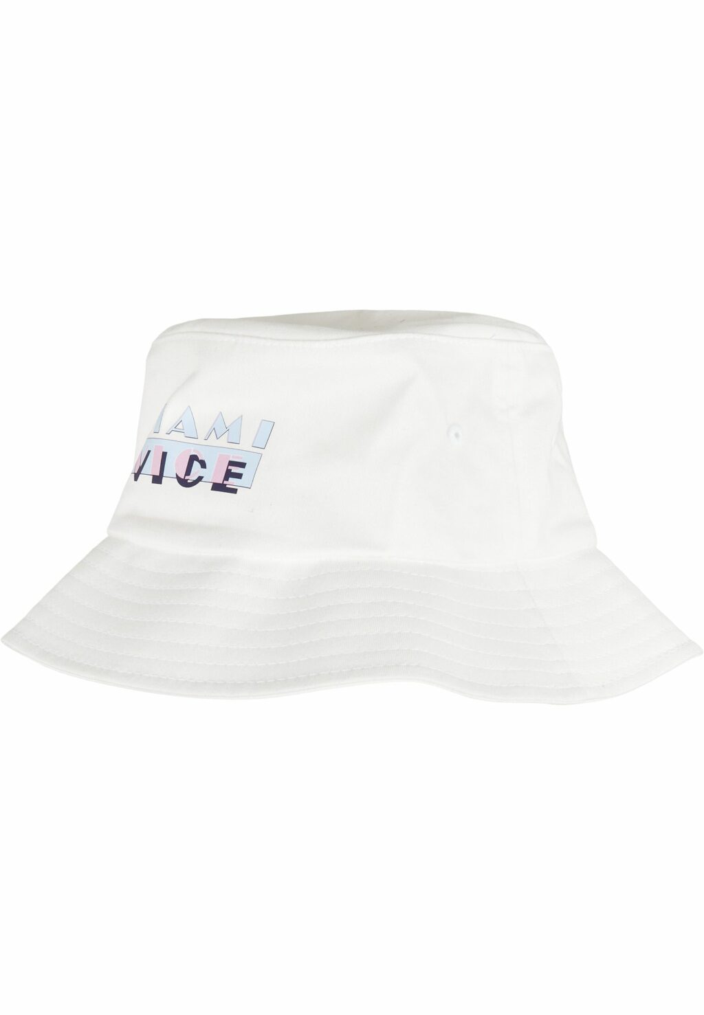 Miami Vice Logo Bucket Hat white one MC746