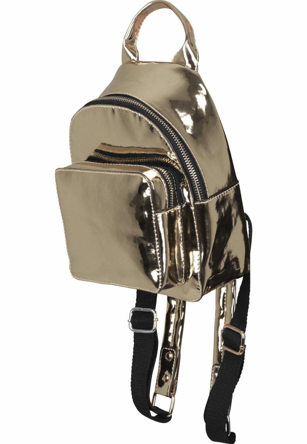 Mini Metallic Backpack gold one TB1478