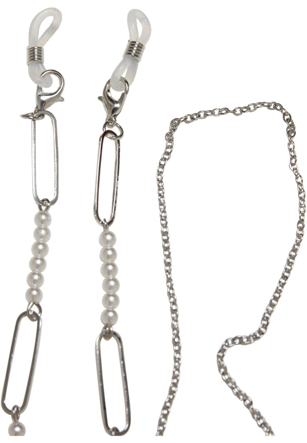 Multifunctional Chain With Pearls 2-Pack silver one TB5176