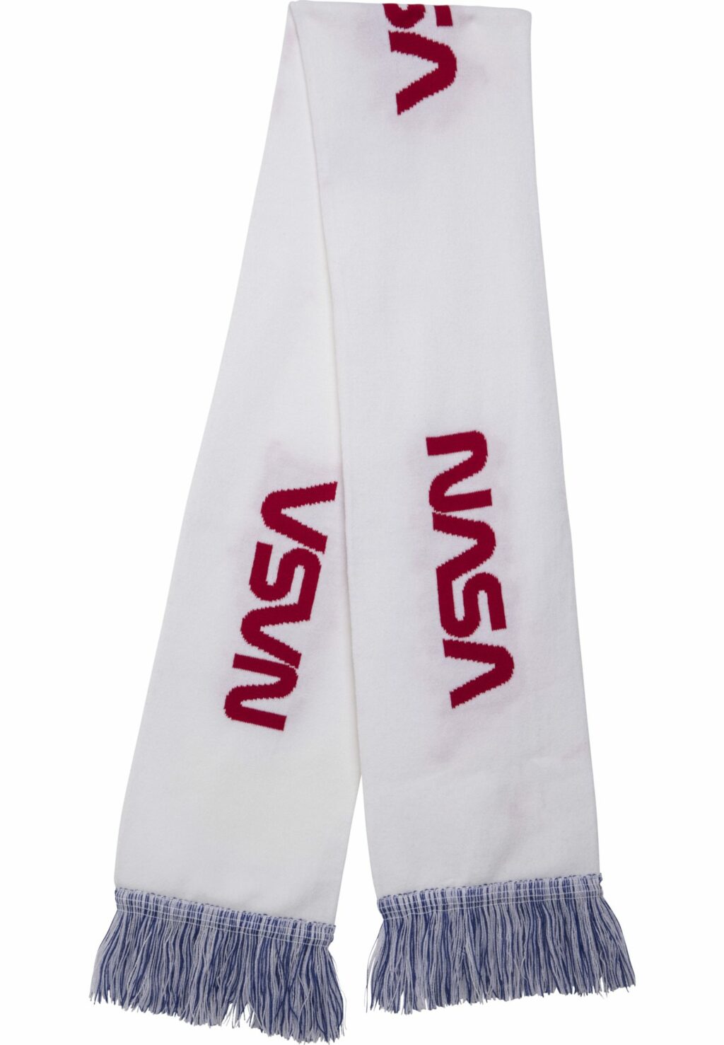 NASA Scarf Knitted blue/red/wht one MT820