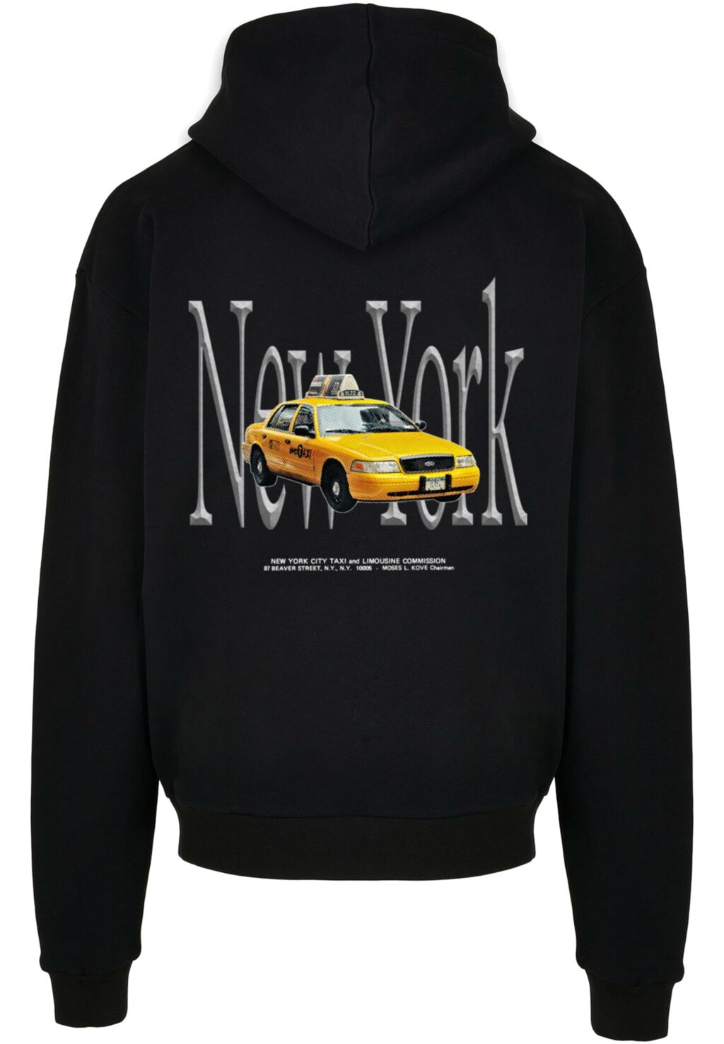 NY Taxi Hoodie black MT2097