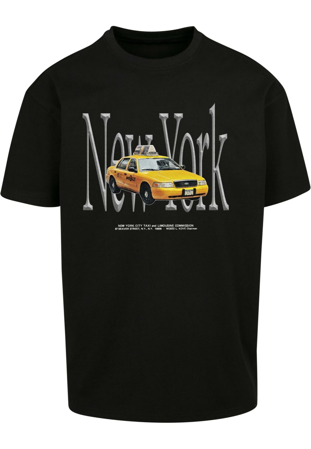 NY Taxi Oversize Tee black MT2094