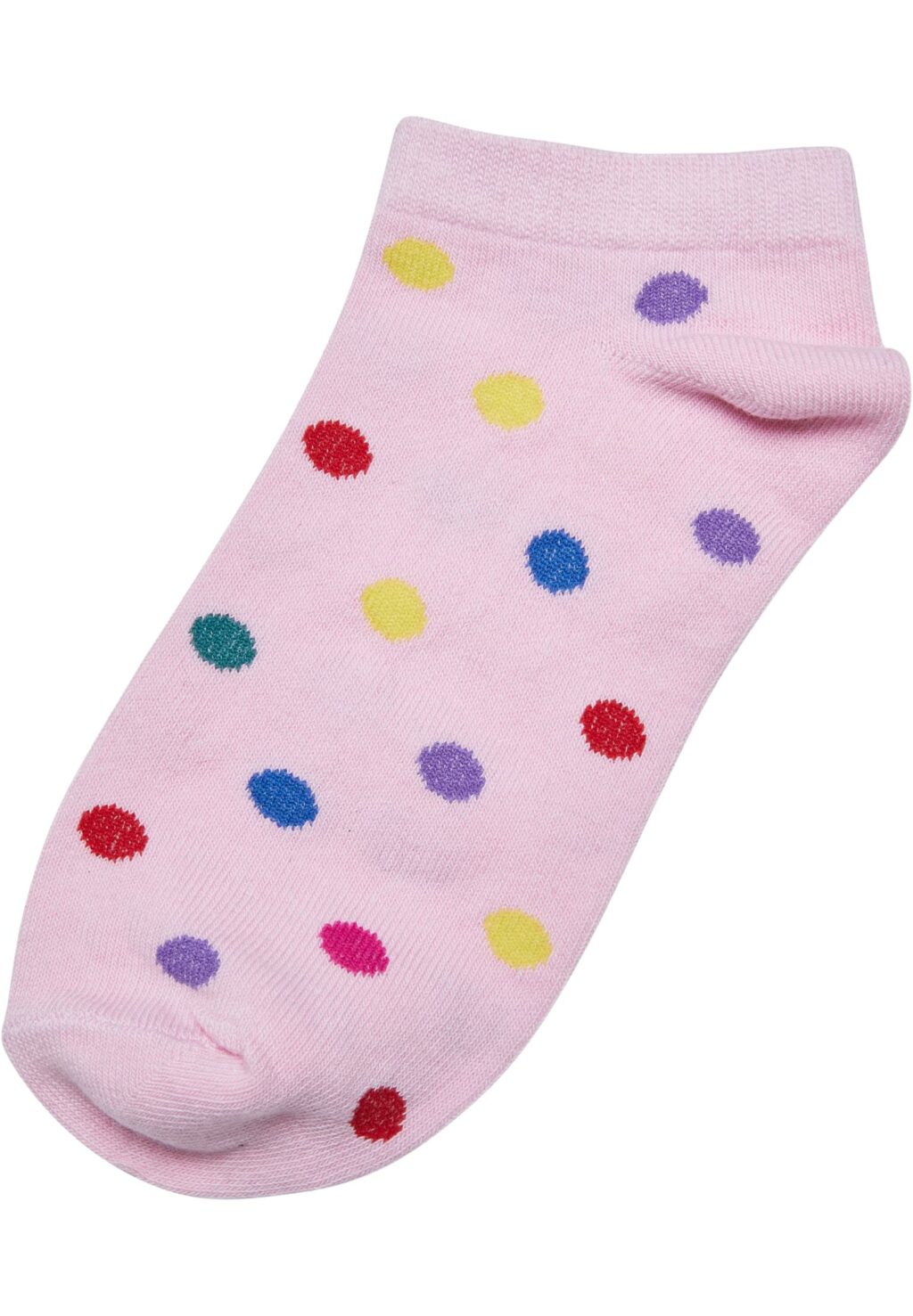 No Show Socks Rainbow Dots 5-Pack white/black/hibiskuspink TB6505