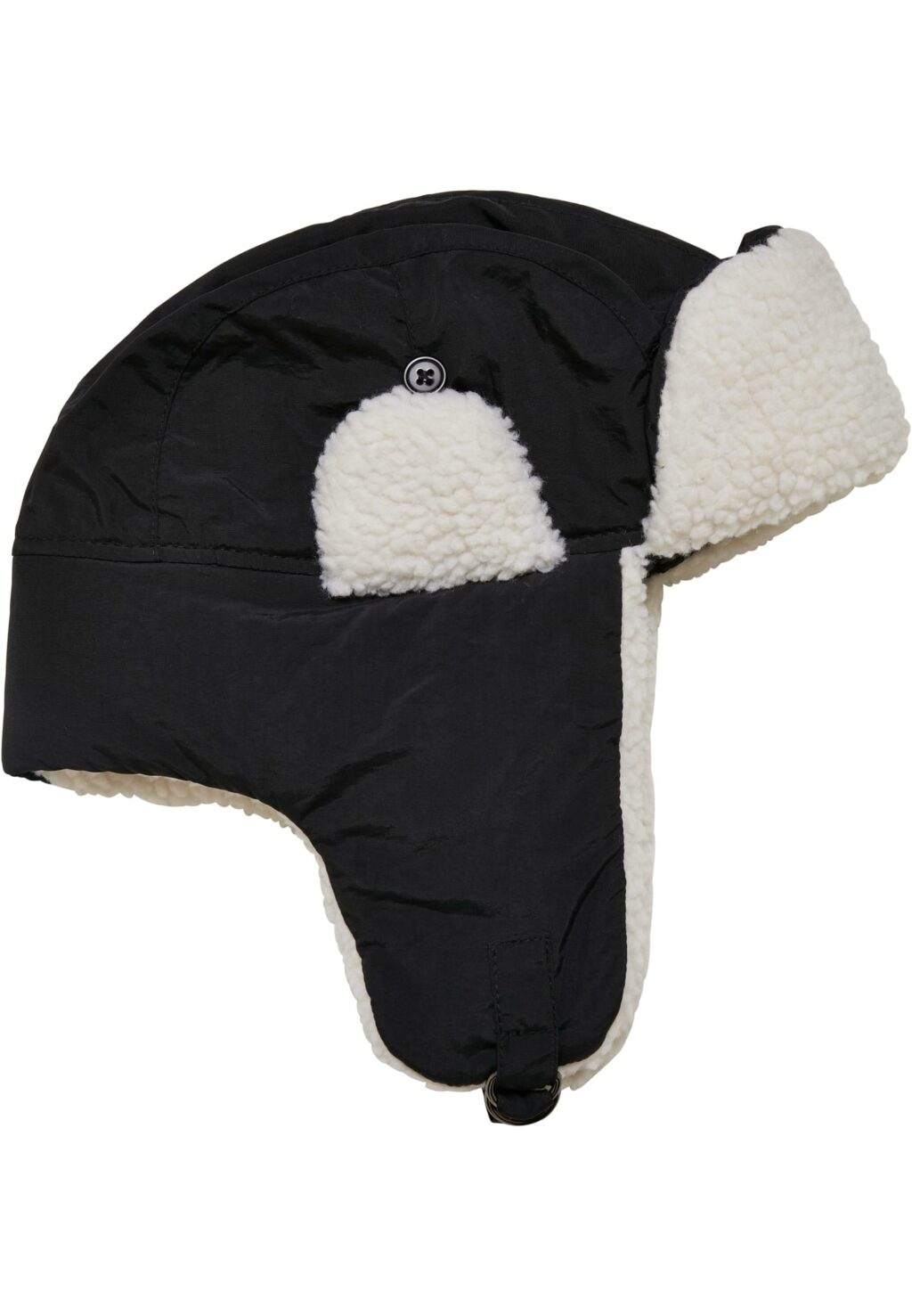 Nylon Sherpa Trapper Hat black/offwhite one TB5647
