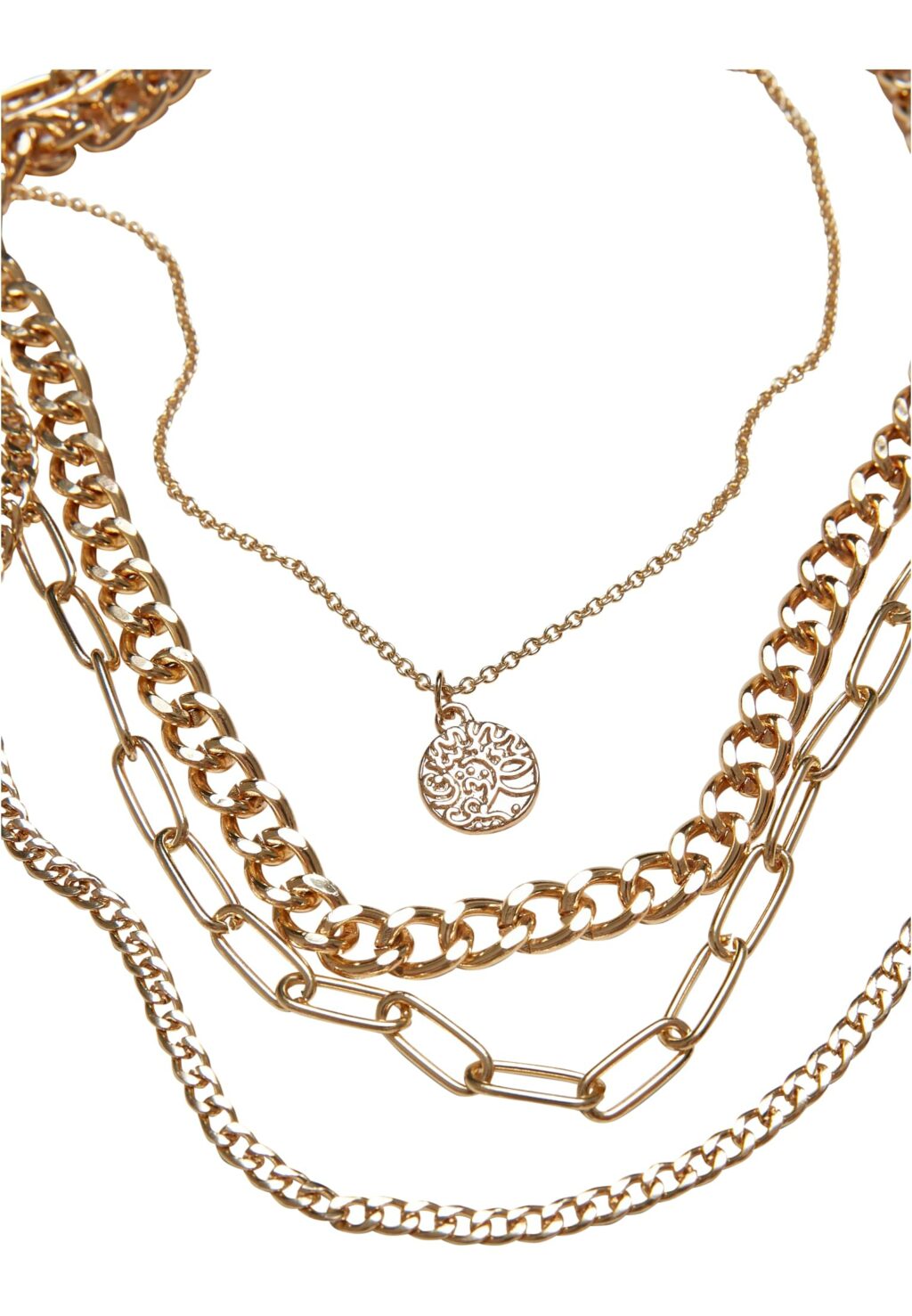 Penumbra Layering Necklace gold one TB5631