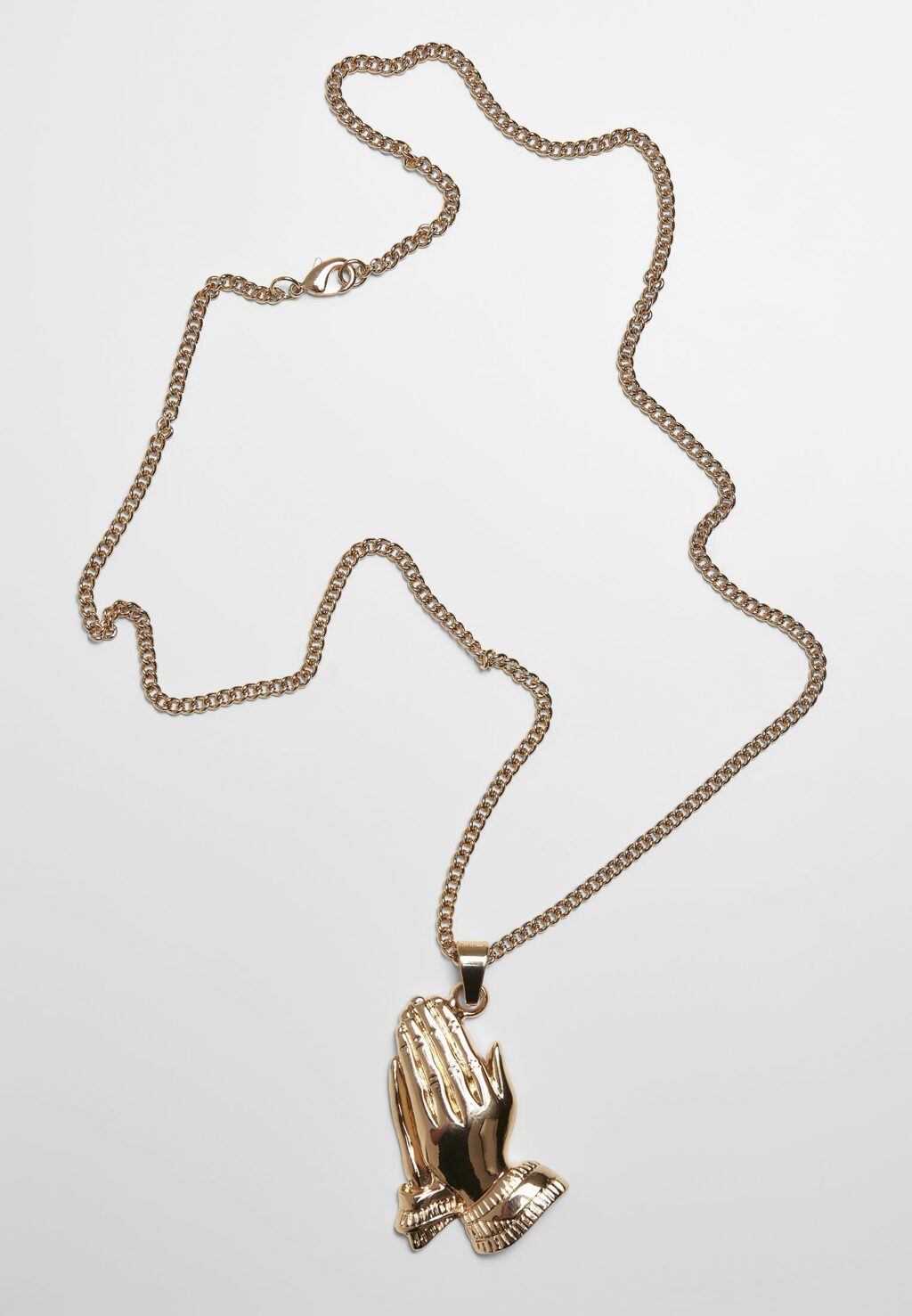 Pray Hands Necklace gold one TB4049