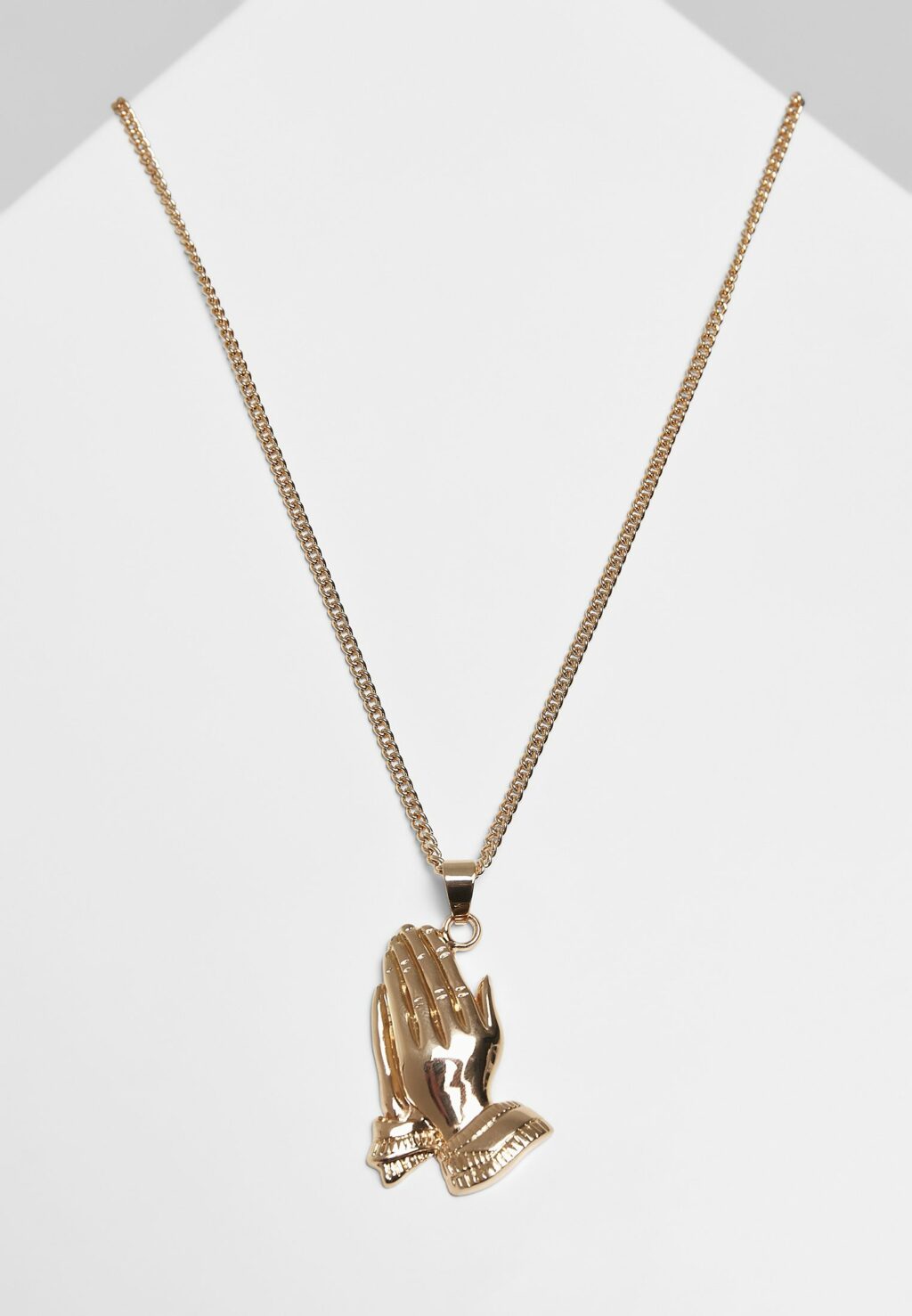 Pray Hands Necklace gold one TB4049