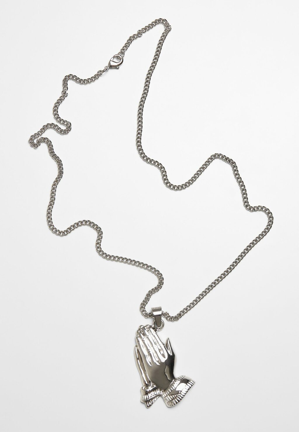 Pray Hands Necklace silver one TB4049