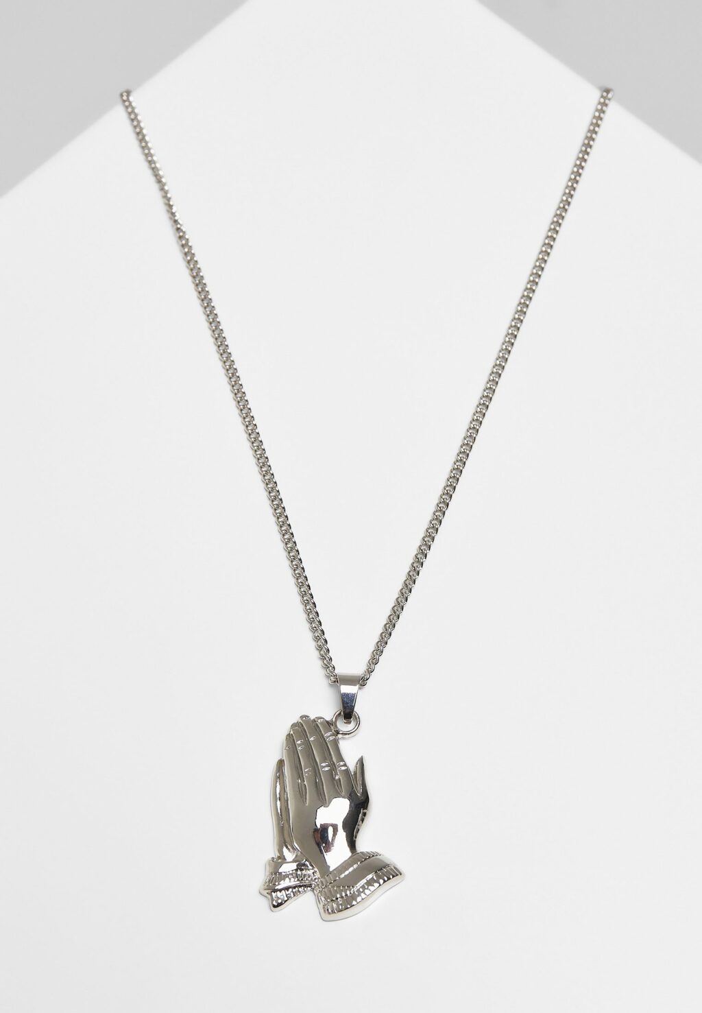 Pray Hands Necklace silver one TB4049