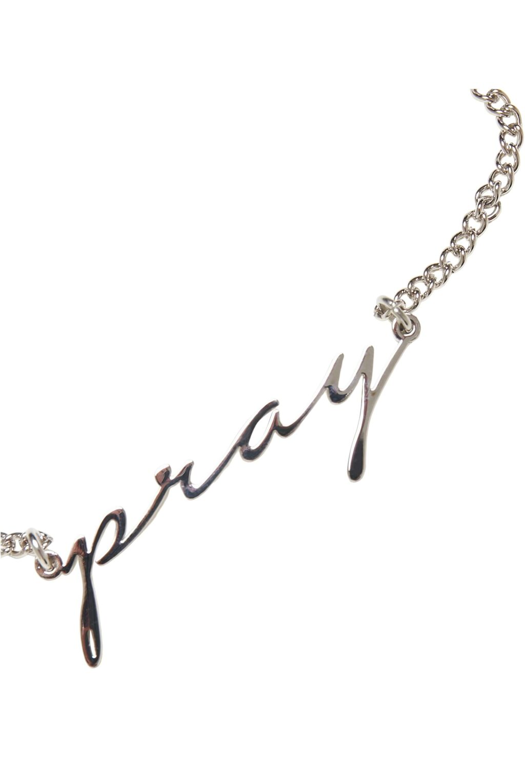 Pray Necklace silver one MT2125