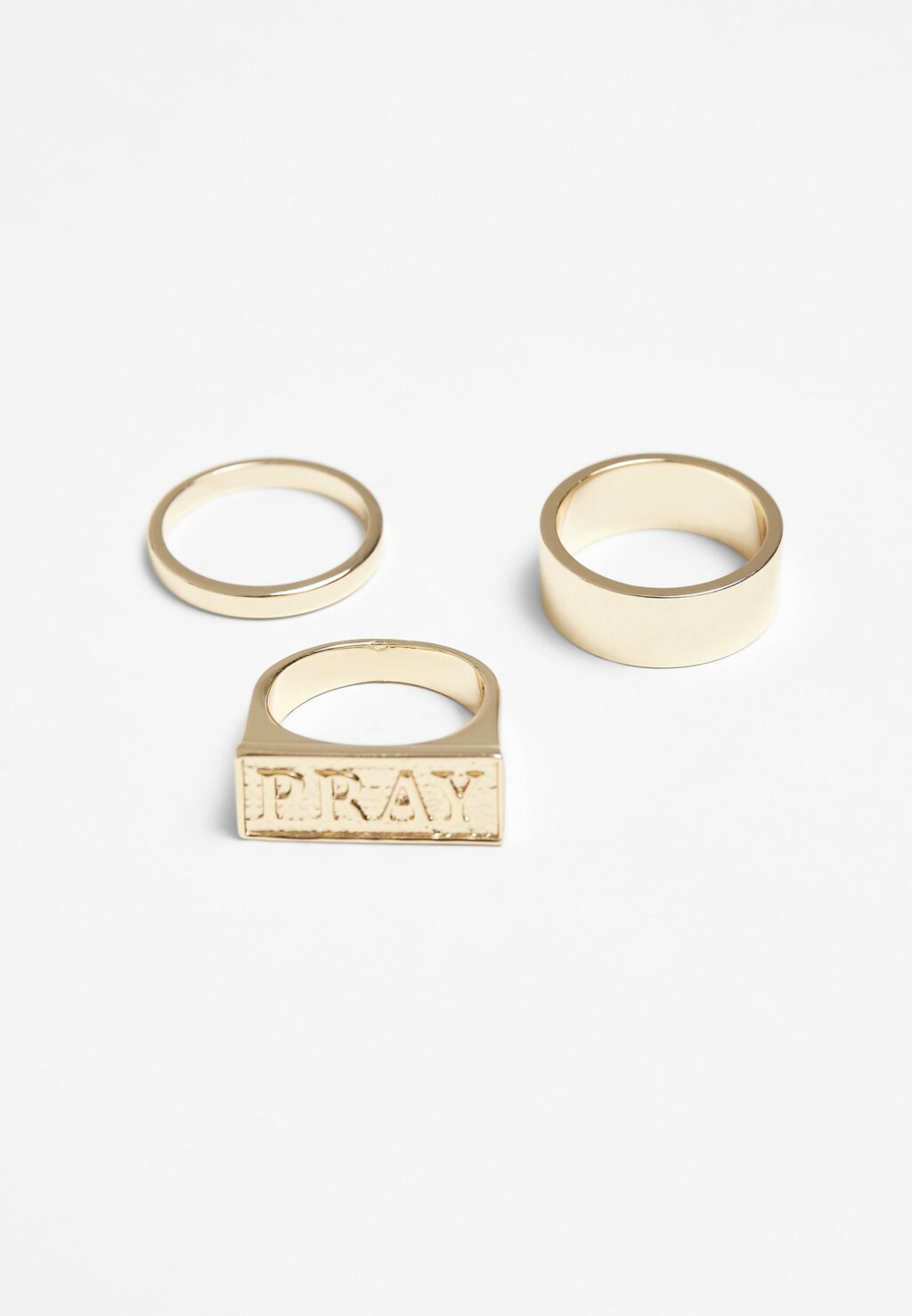 Pray Ring Set gold MT2126