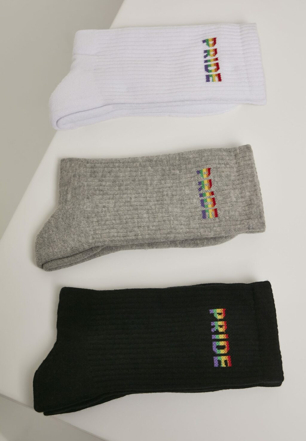 Pride Socks 3-Pack wht/gry/blk MT2027