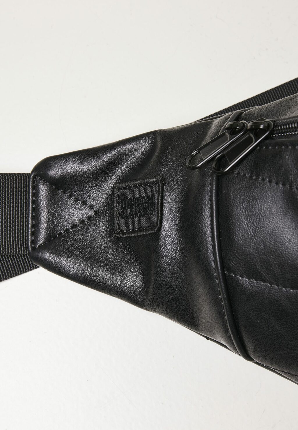 Puffer Imitation Leather Shoulder Bag black one TB4572