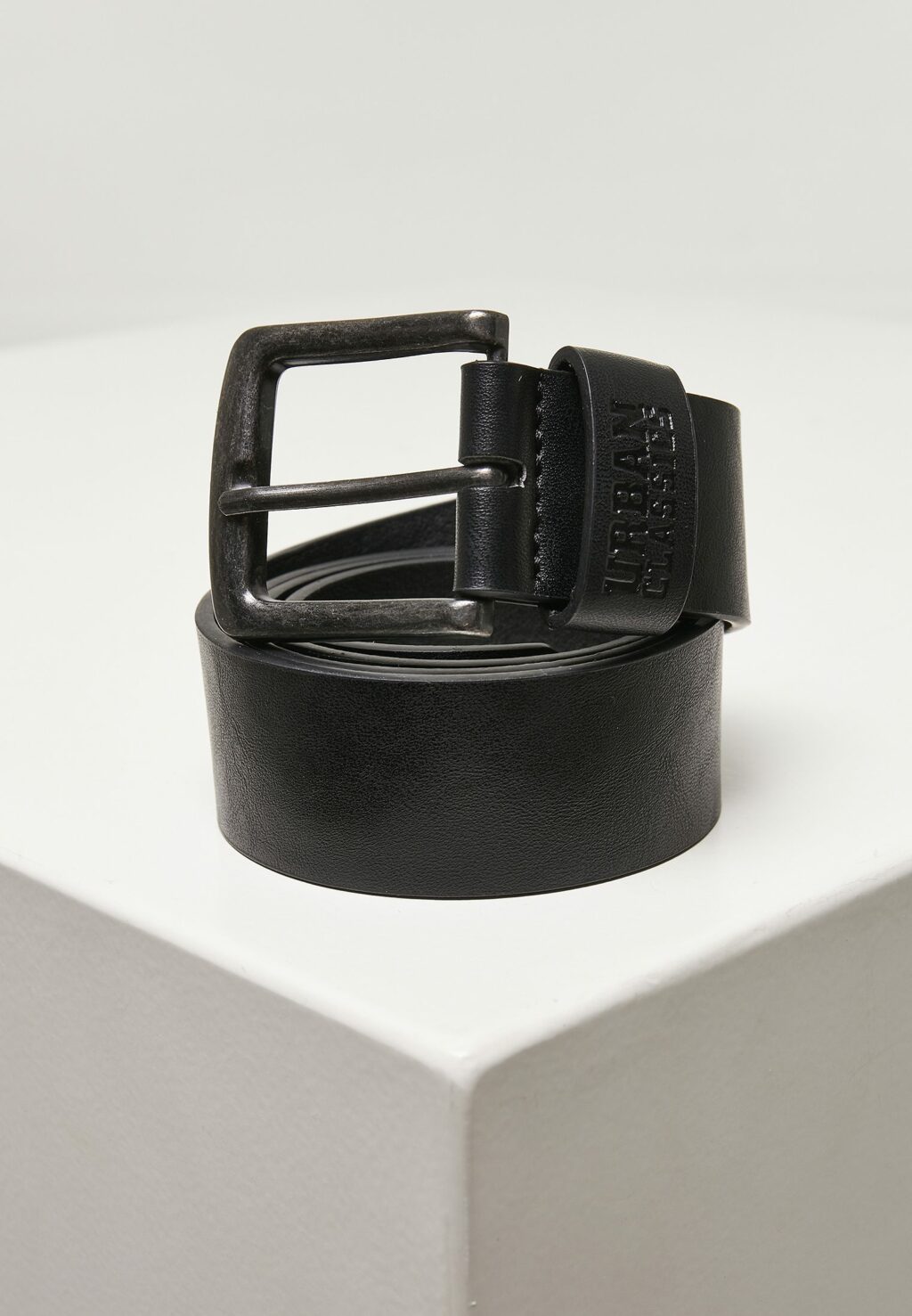 Recycled Imitation Leather Belt black TB4640