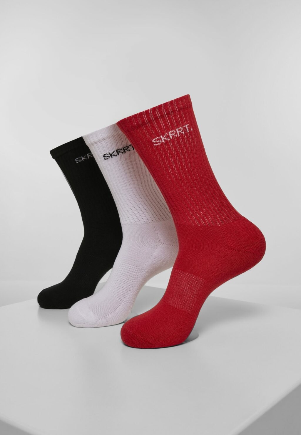 SKRRT. Socks 3-Pack red/white/black MT2055