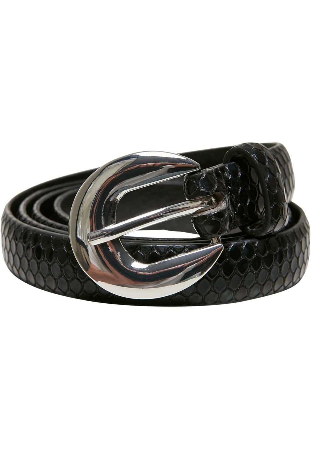 Snake Synthetic Leather Ladies Belt black TB5666