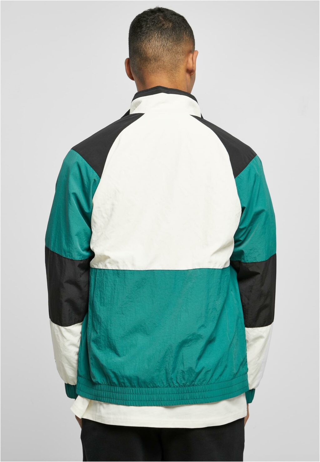 Starter Color Block Retro Jacket palewhite/darkfreshgreen/black ST058