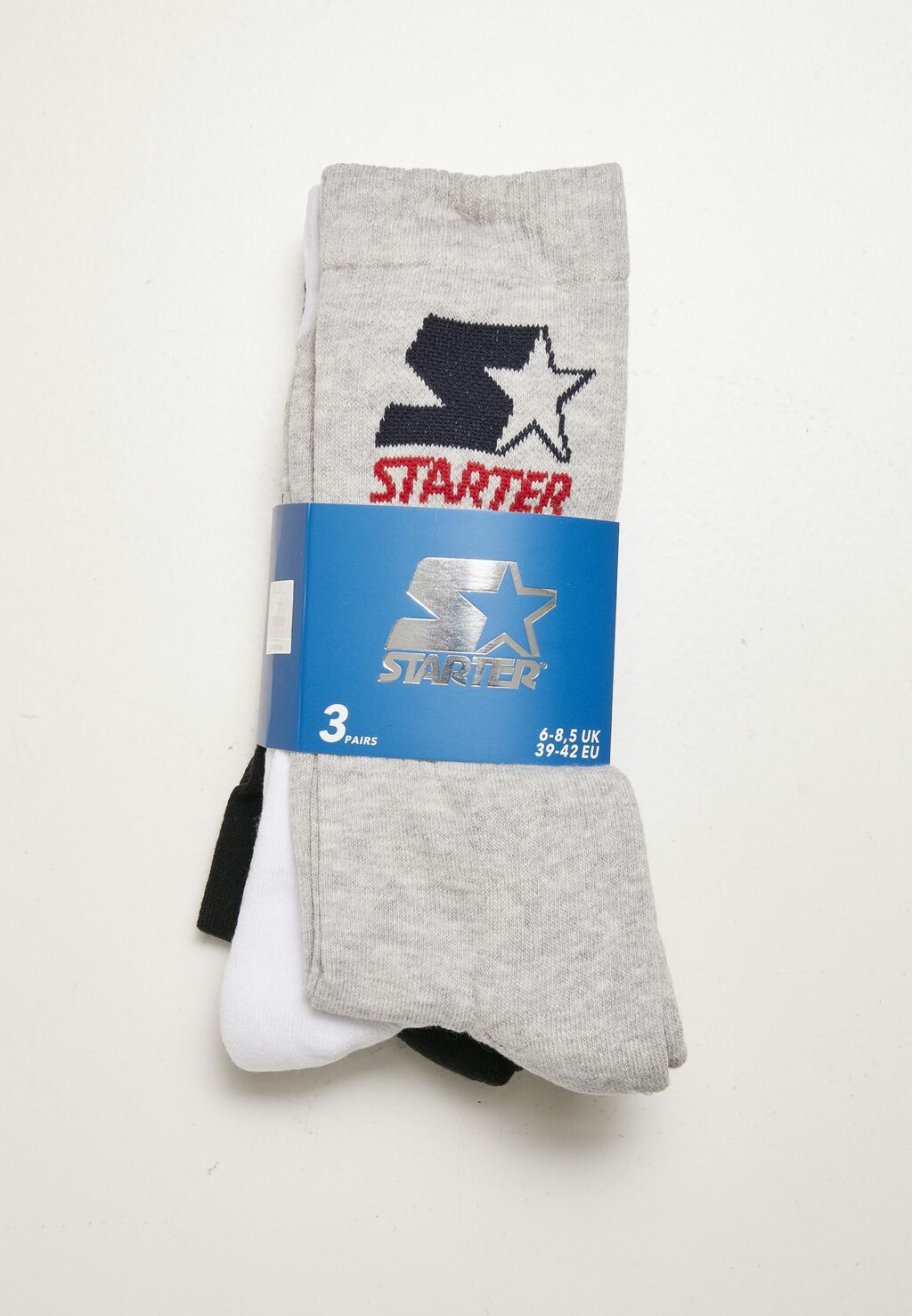 Starter Crew Socks heathergrey/black/white ST189