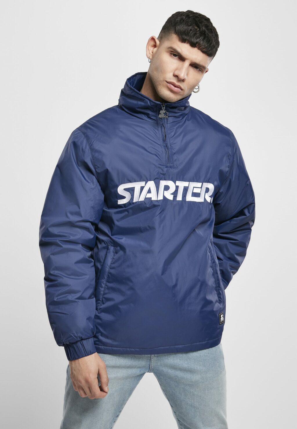 Starter Logo Half Zip Jacket blue night ST052