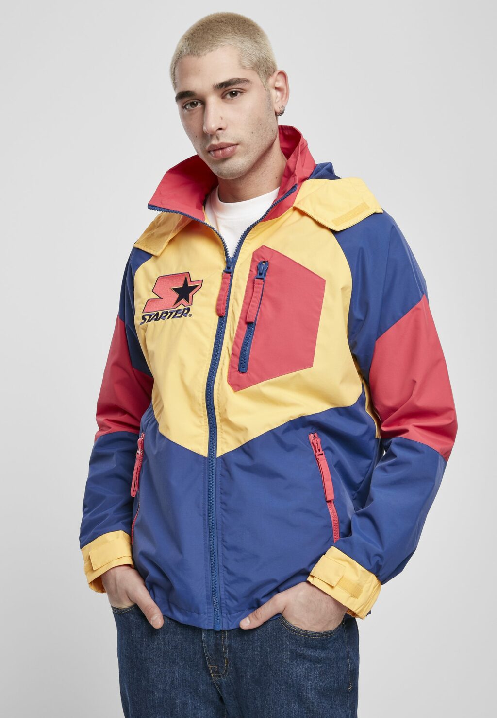 Starter Multicolored Logo Jacket red/blue/yellow ST029
