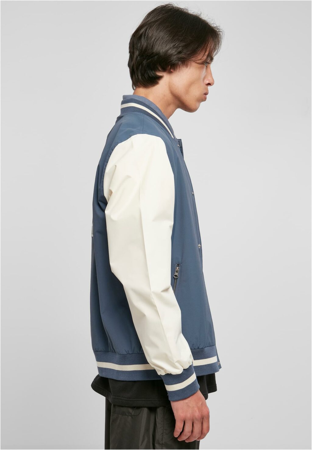 Starter Nylon College Jacket vintageblue/palewhite ST352