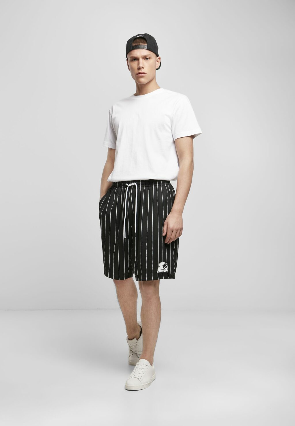 Starter Pinstripe Shorts black ST101