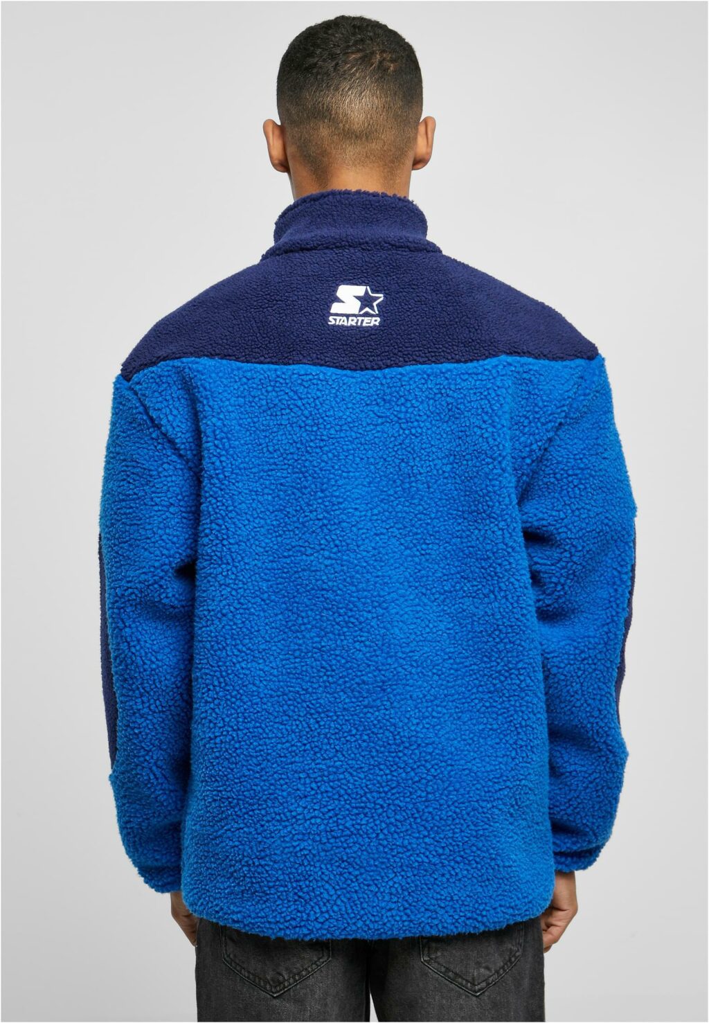 Starter Sherpa Fleece Jacket cobaltblue/darkblue ST363
