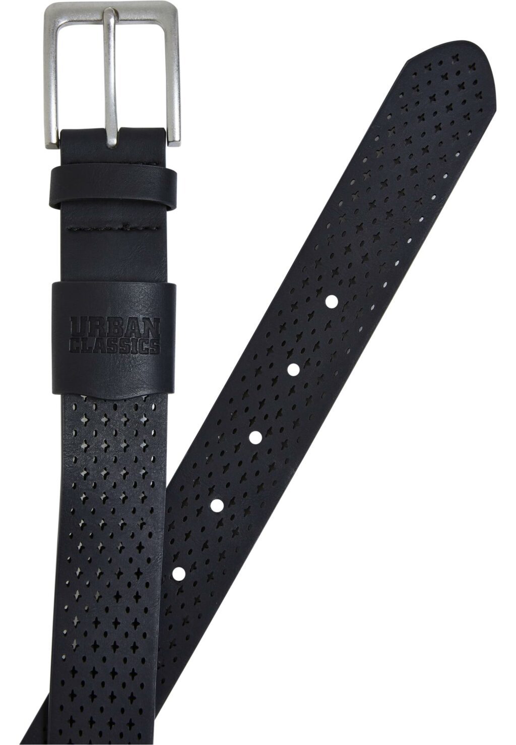 Synthentic Leather Perforated Belt black TB6495