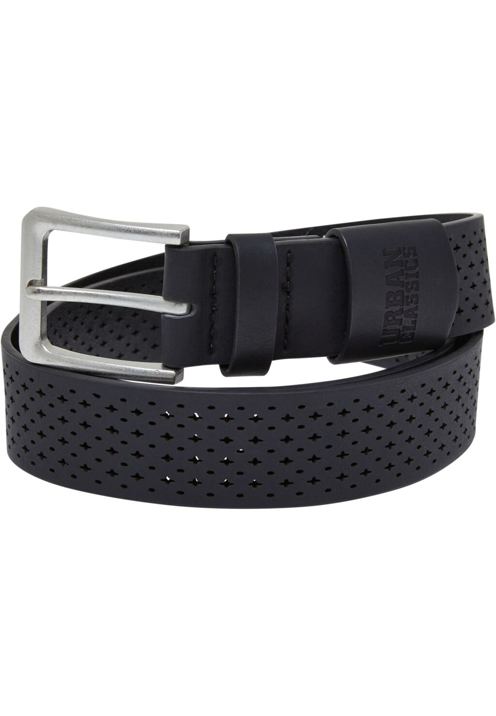 Synthentic Leather Perforated Belt black TB6495