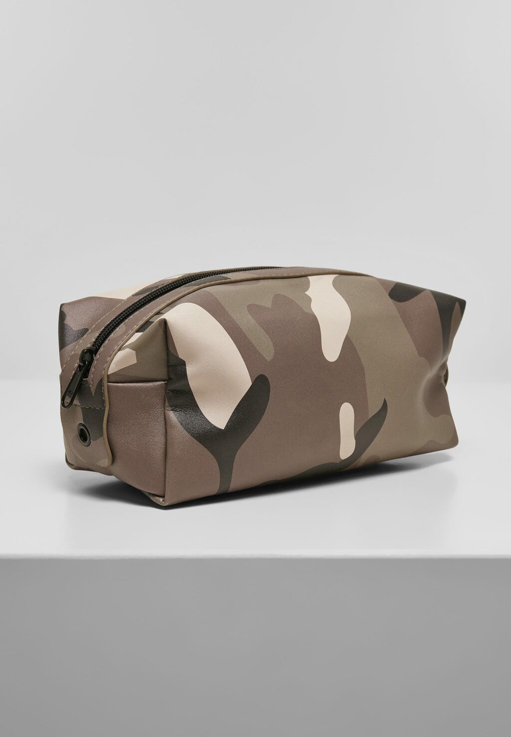 Synthetic Leather Camo Cosmetic Pouch browncamo one TB4864