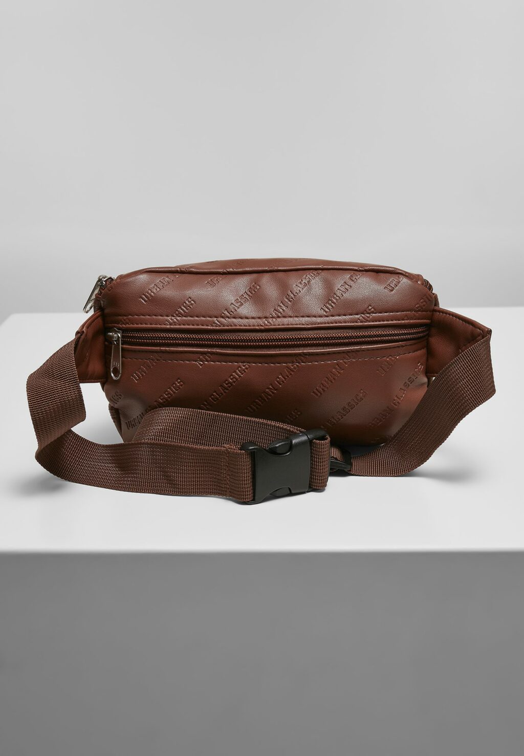 Synthetic Leather Hip Bag brown one TB4034