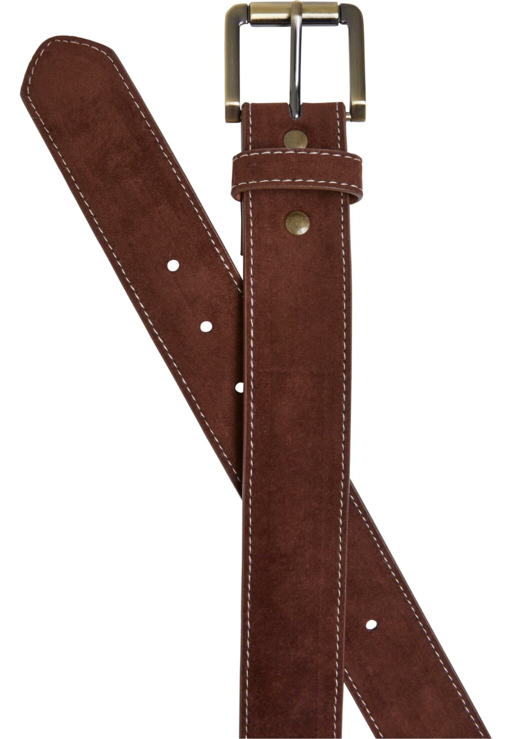 Synthetic Leather Layering Belt brown TB6550