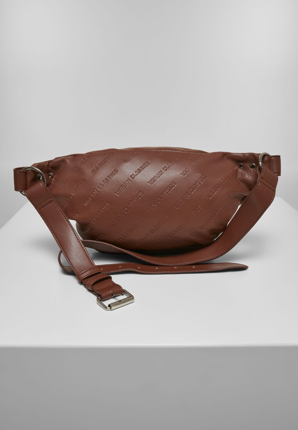 Synthetic Leather Shoulder Bag brown one TB2933