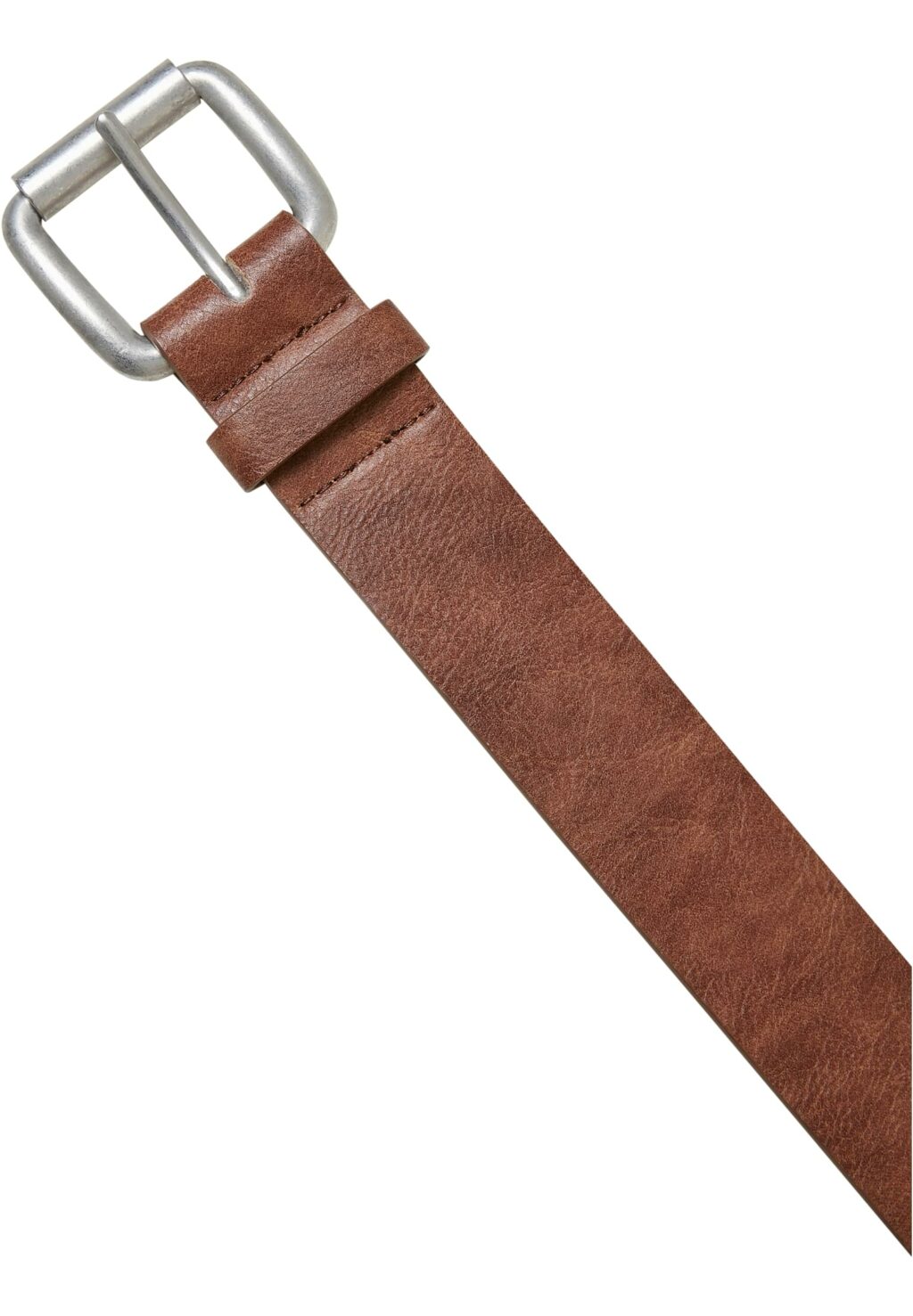 Synthetic Leather Thorn Buckle Casual Belt brown TB5661