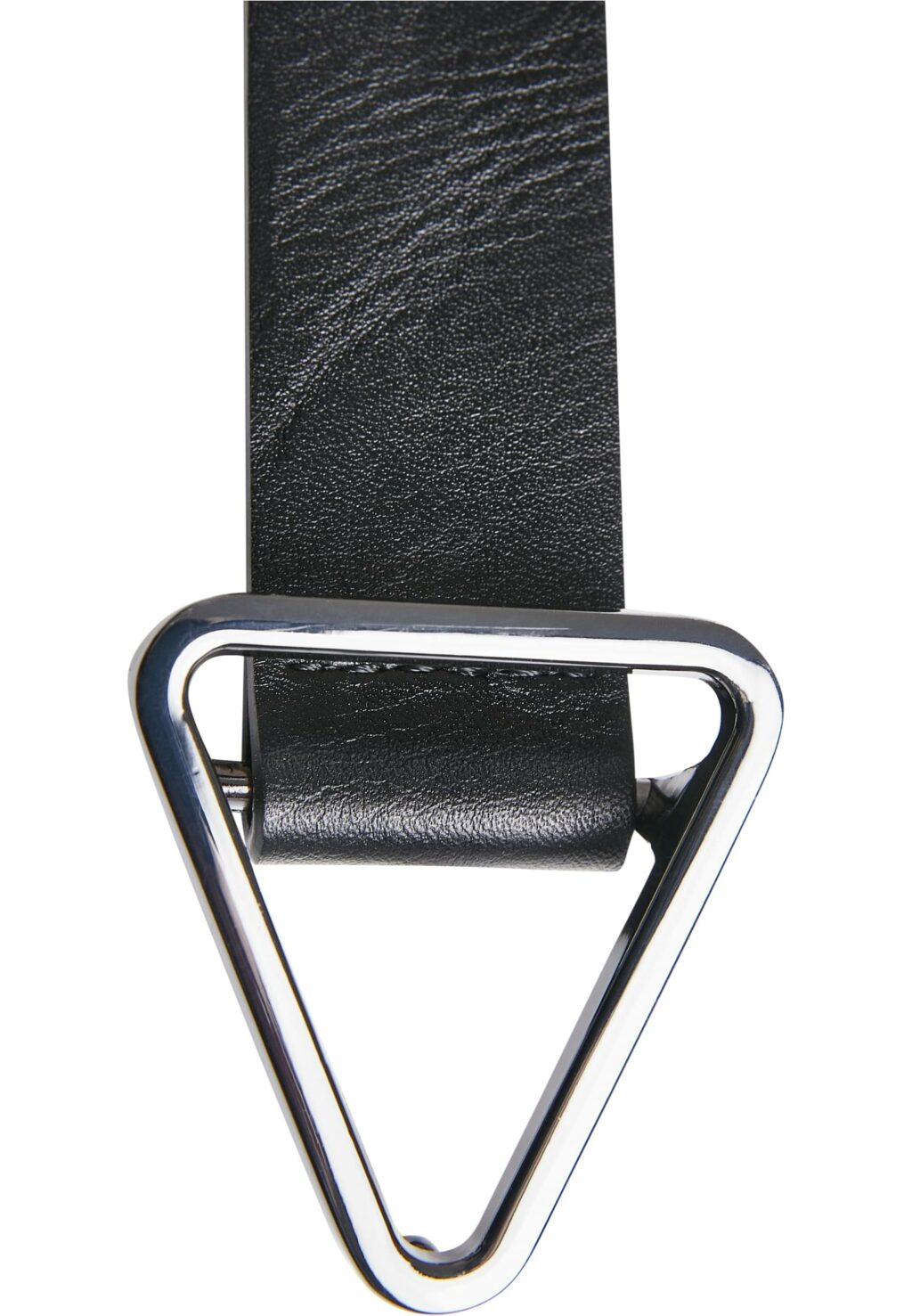 Synthetic Leather Triangle Buckle Belt black TB5851