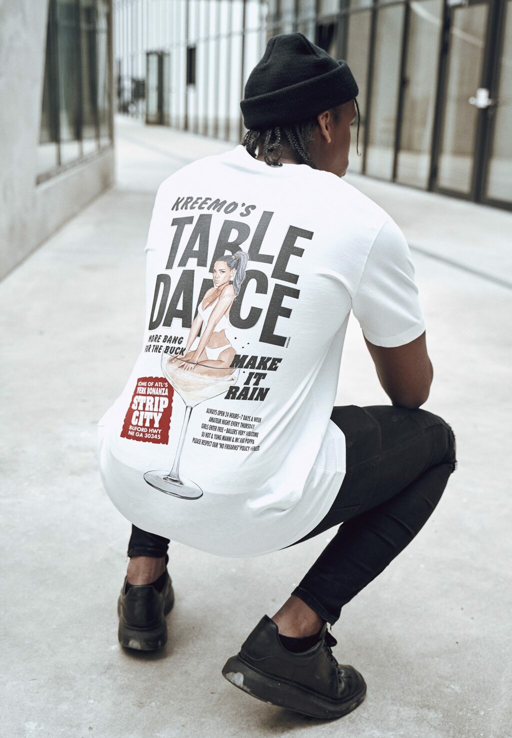 Tabledance Tee white MT1109