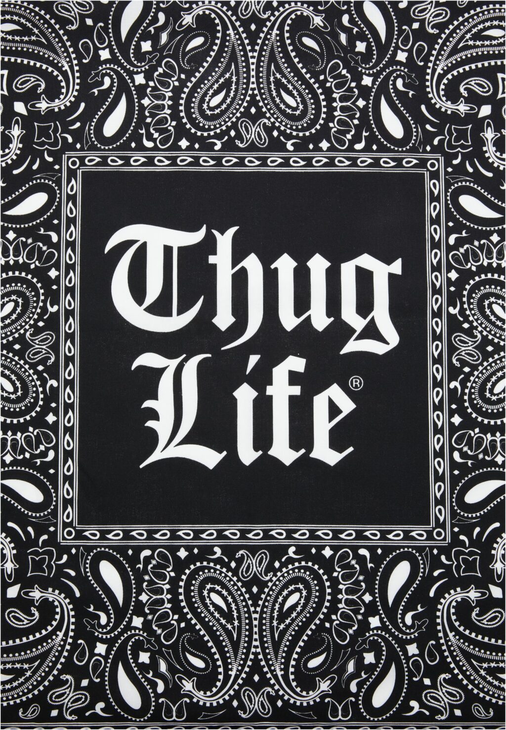 Thug Life Bandana Overthink black one TLACC100